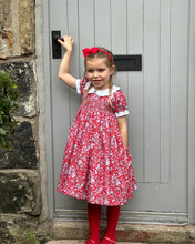 Load image into Gallery viewer, Hand smocked CHARLOTTE dress

