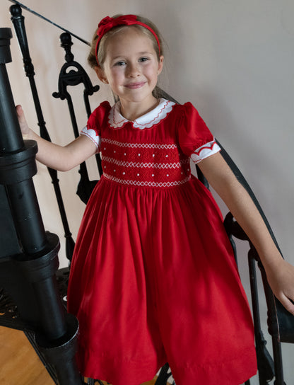 Hand smocked CHRISTIE  dress