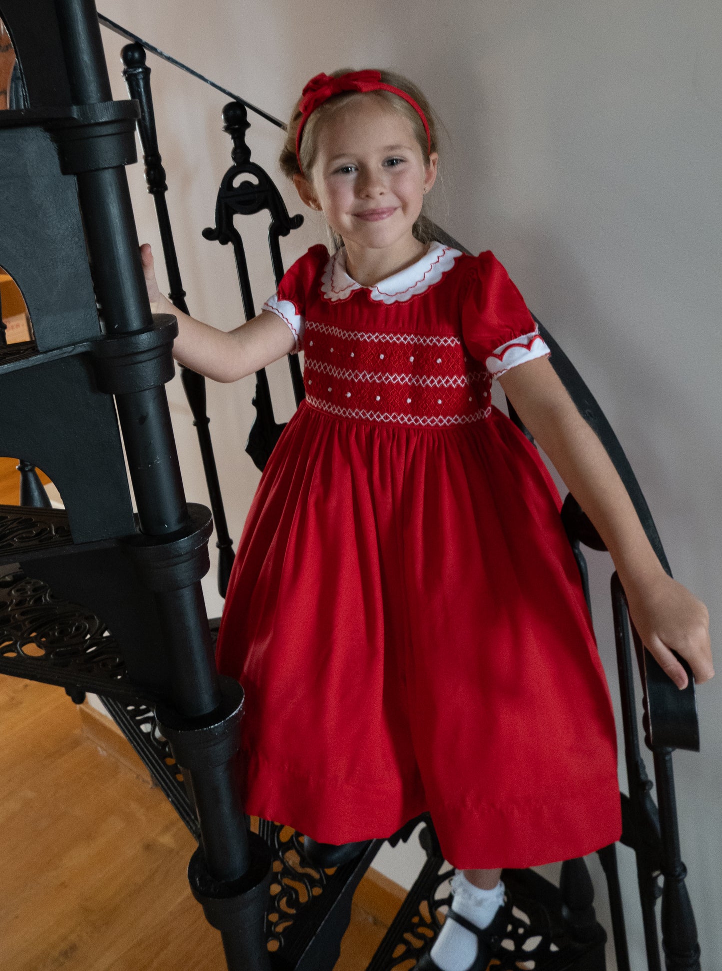 Hand smocked CHRISTIE  dress