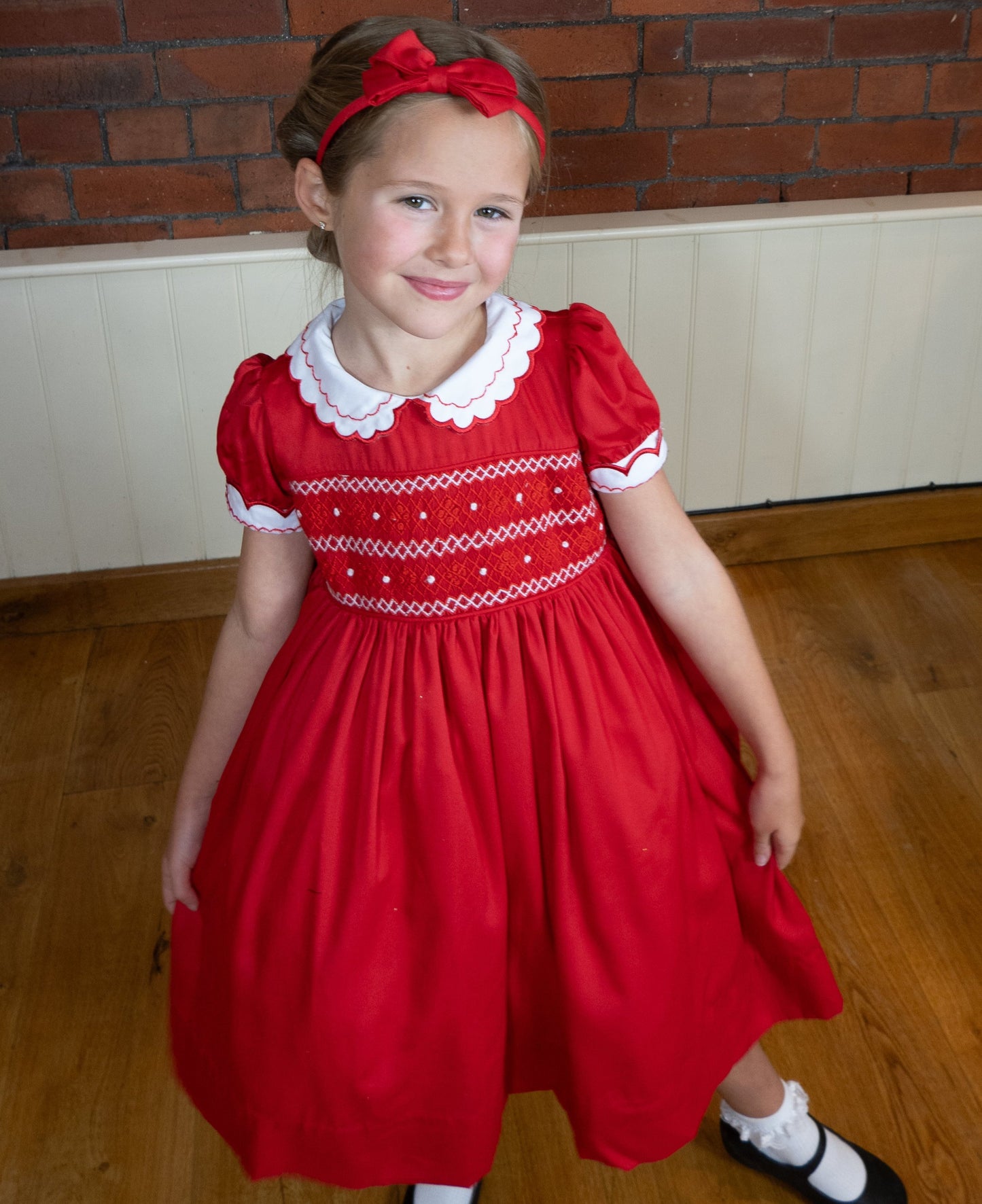 Hand smocked CHRISTIE  dress