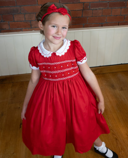 Hand smocked CHRISTIE  dress