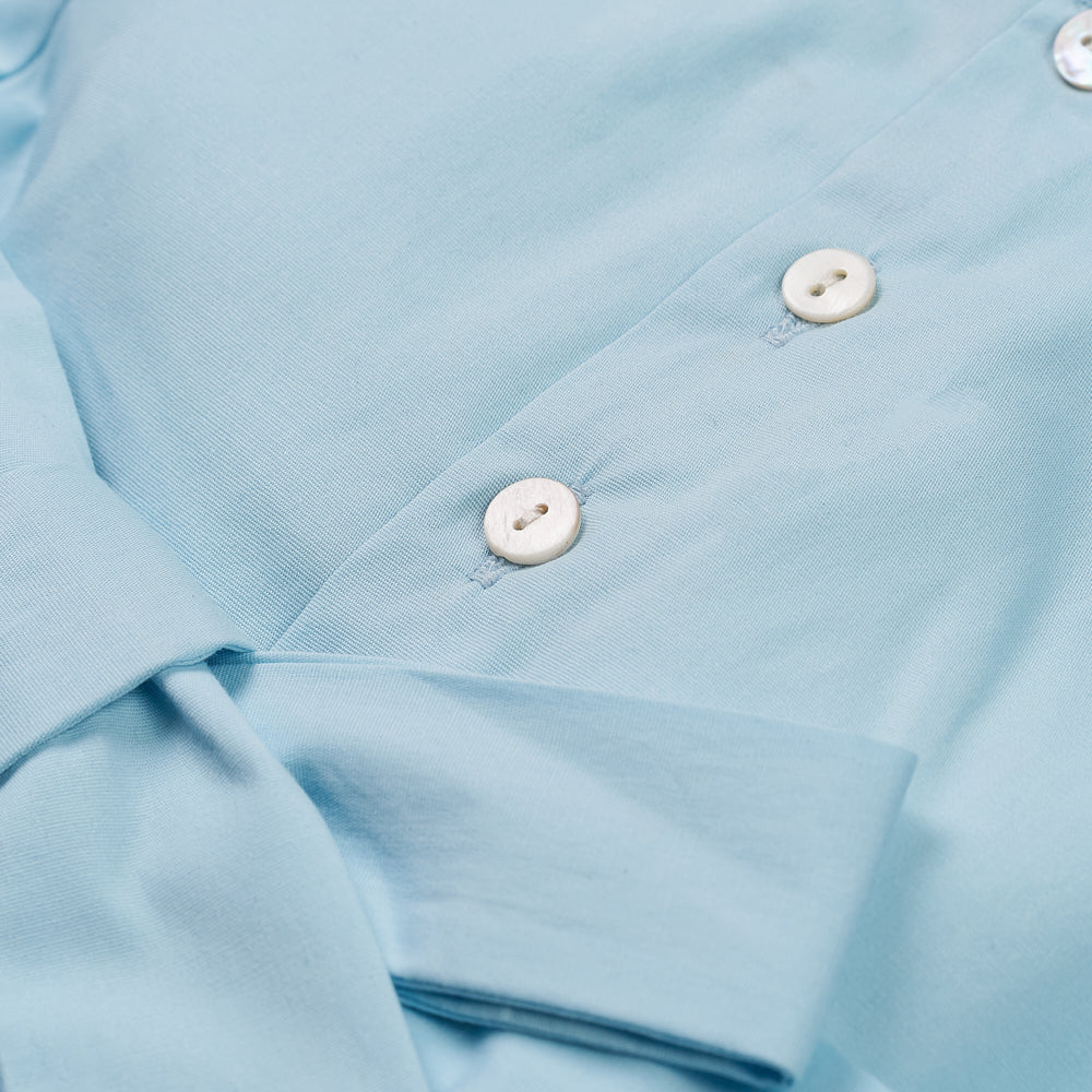 Hand smocked Talia dress soft blue