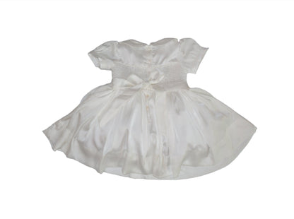Hand smocked white ROSAURA dress