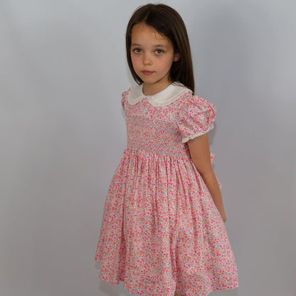 Hand smocked Petal dress