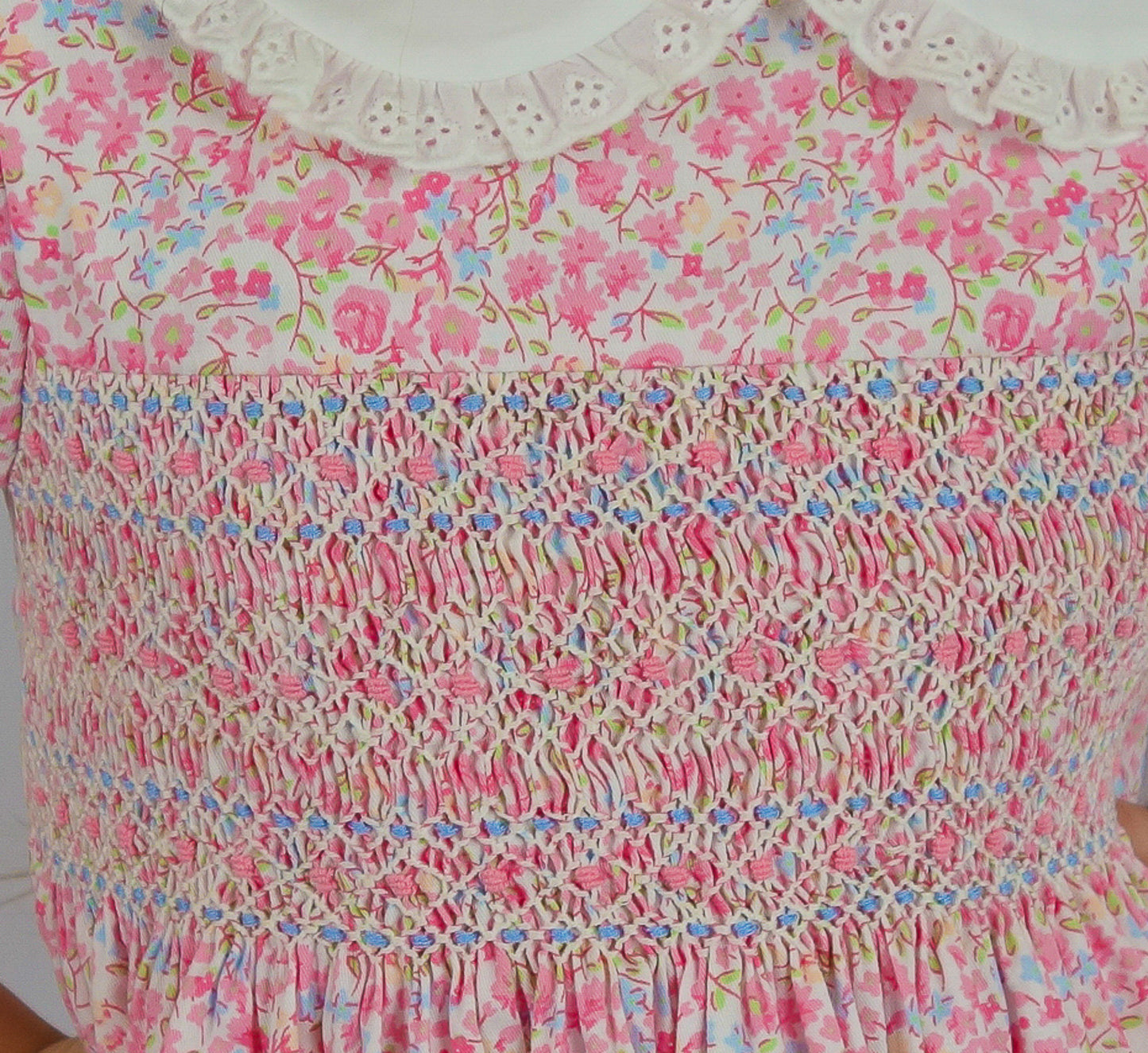 Hand smocked Petal dress