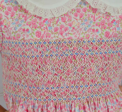 Hand smocked Petal dress