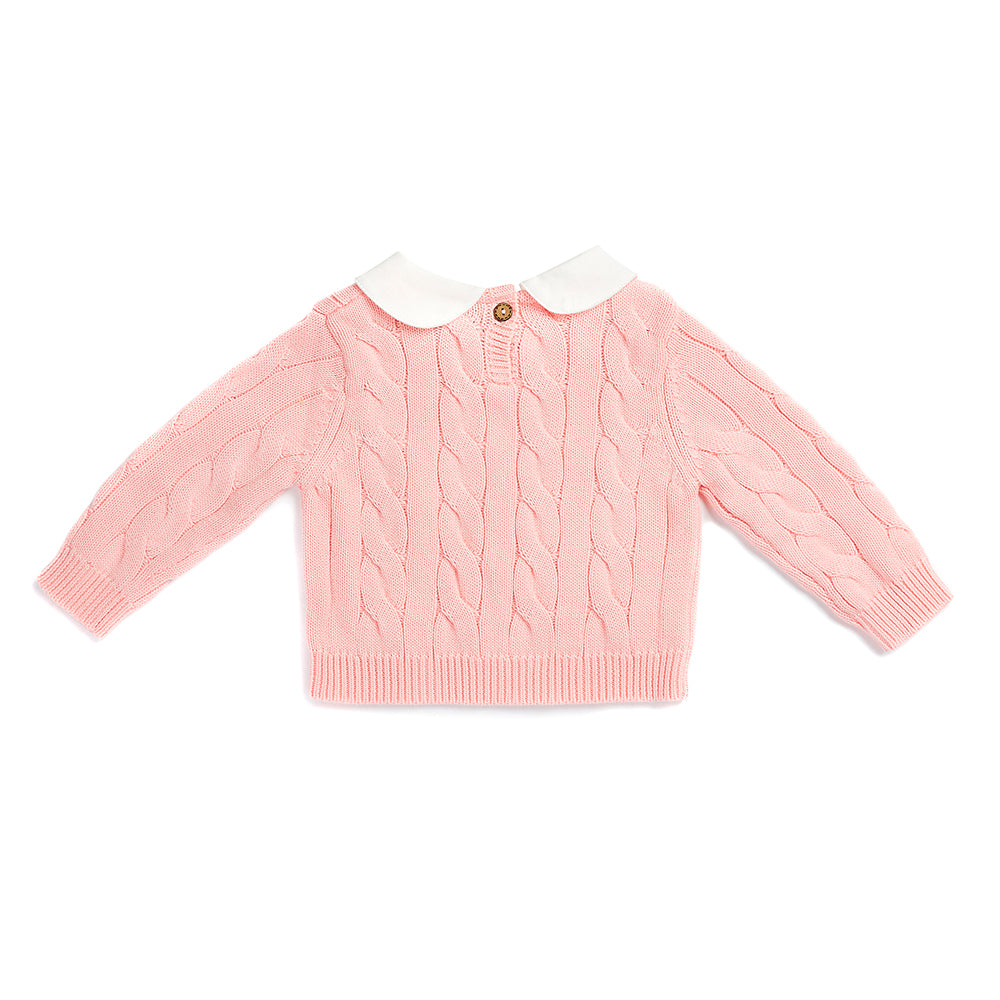 Organic Knitted Set Pink