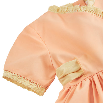 Peach Wrap over Dress