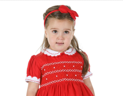 Hand smocked CHRISTIE  dress