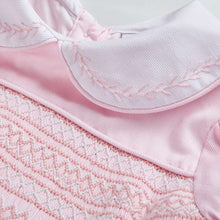 Load image into Gallery viewer, LITTLEMISSC Hand smocked  CHRISTINA dress in sugar pink
