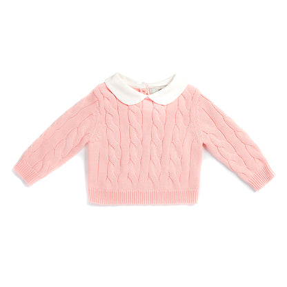 Organic Knitted Set Pink