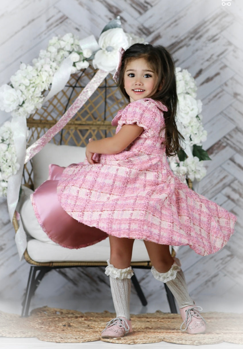 Hand smocked CACHE dress