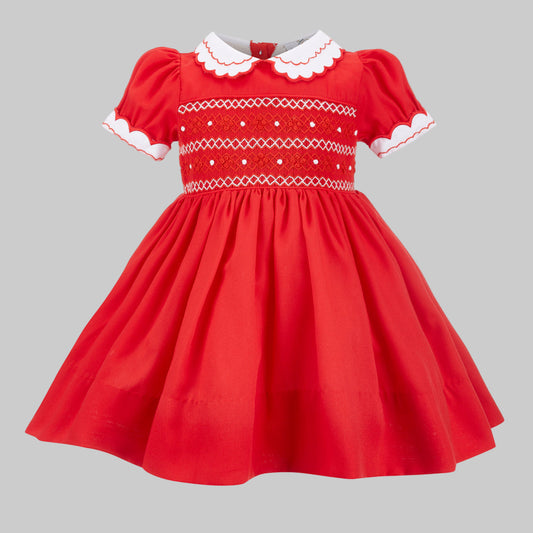 Hand smocked CHRISTIE  dress