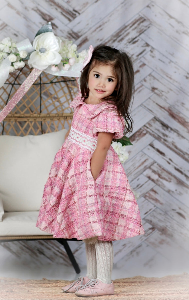Hand smocked CACHE dress