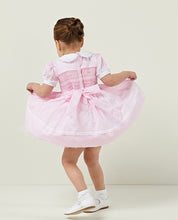 Load image into Gallery viewer, Hand smocked LUNA  dress pink
