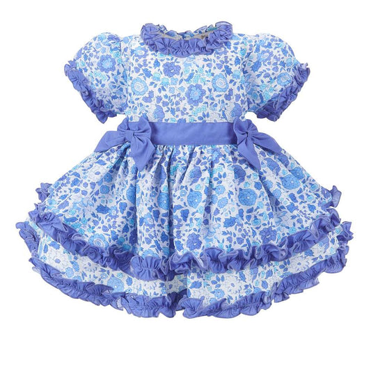 Littlemissc floral double layered puffball dress with bloomers