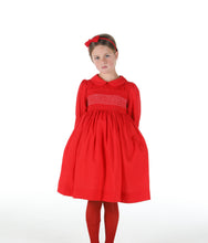 Load image into Gallery viewer, Hand smocked  CAROL dress
