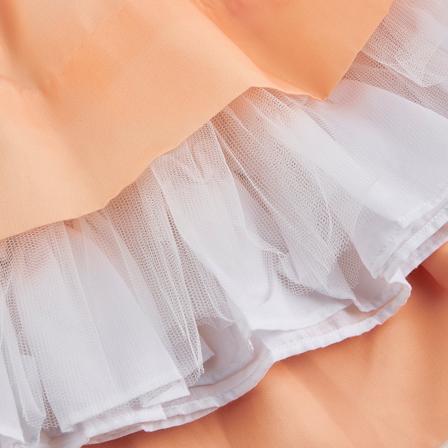 Peach Wrap over Dress