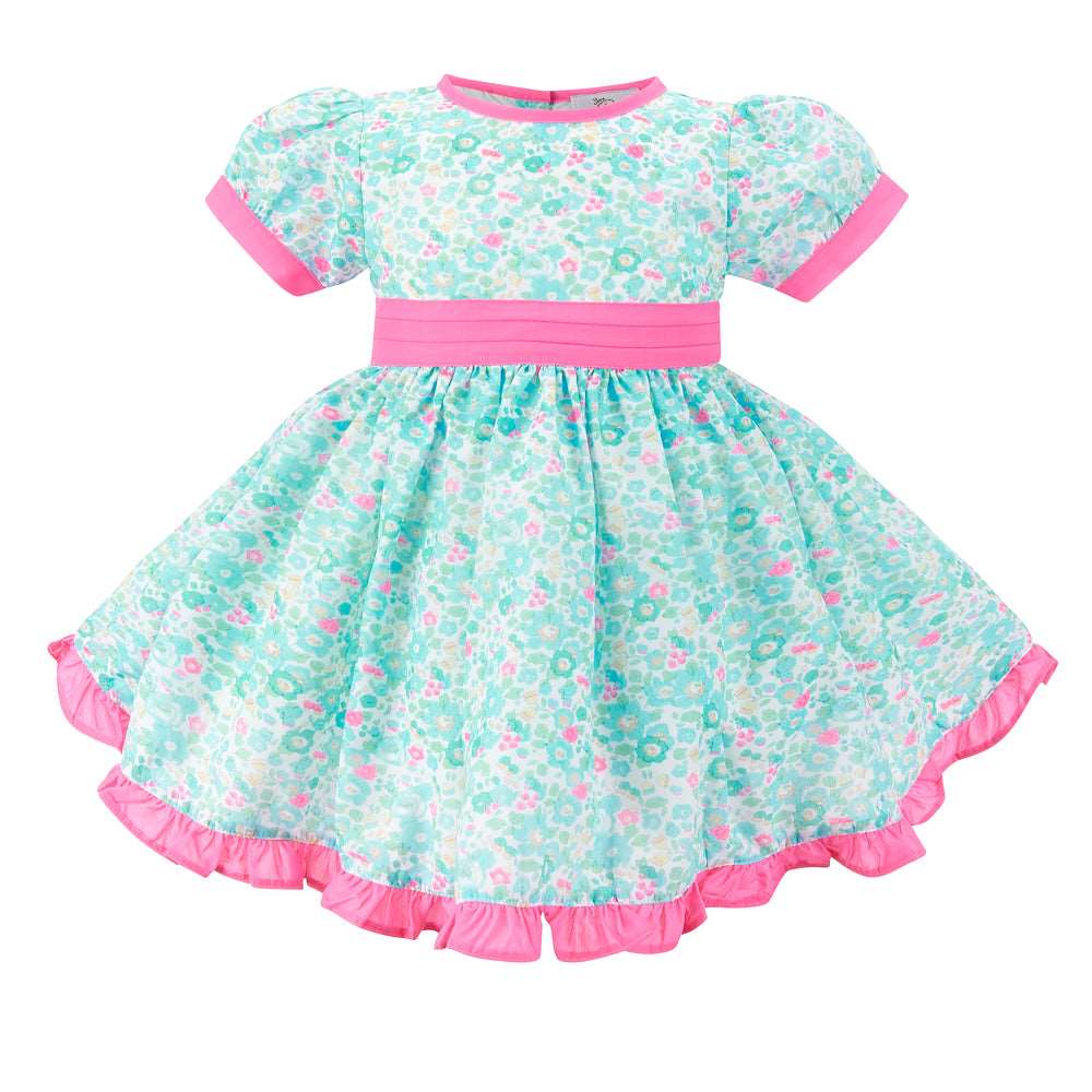 Littlemissc floral puffball dress