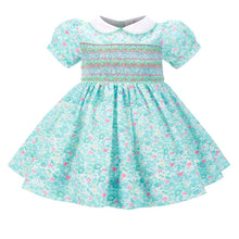 Load image into Gallery viewer, LITTLEMISSC Hand smocked  CARLA LUXE dress
