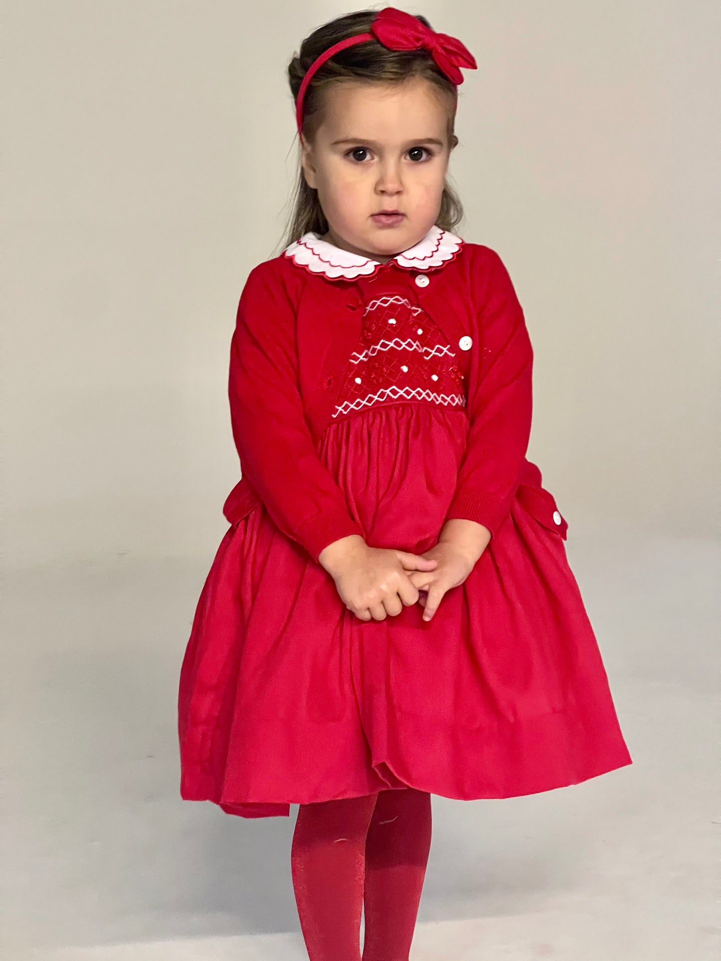 Hand smocked CHRISTIE  dress