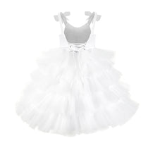 Load image into Gallery viewer, Layered tulle occasion dress white
