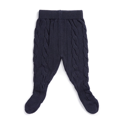 Organic Knitted Set Navy