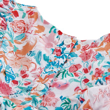 Load image into Gallery viewer, Vivid Blossom Print Frill Dress
