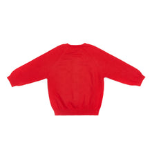 Load image into Gallery viewer, Pure organic cotton open work cardigan red
