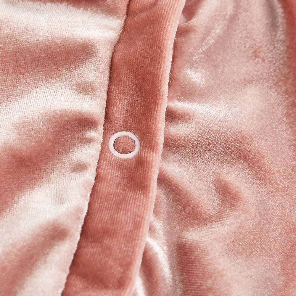 Hand smocked babygrow blush pink
