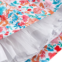 Load image into Gallery viewer, Vivid Blossom Print Frill Dress
