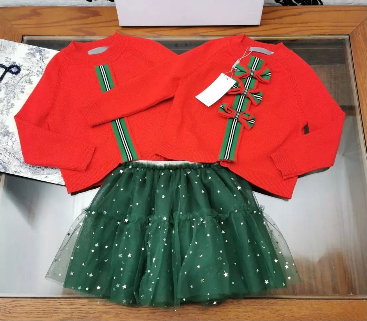 Pure wool 3 piece sweater set