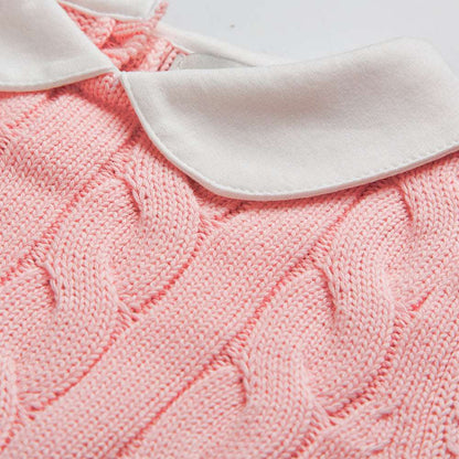 Littlemissc organic cotton knitted set pink