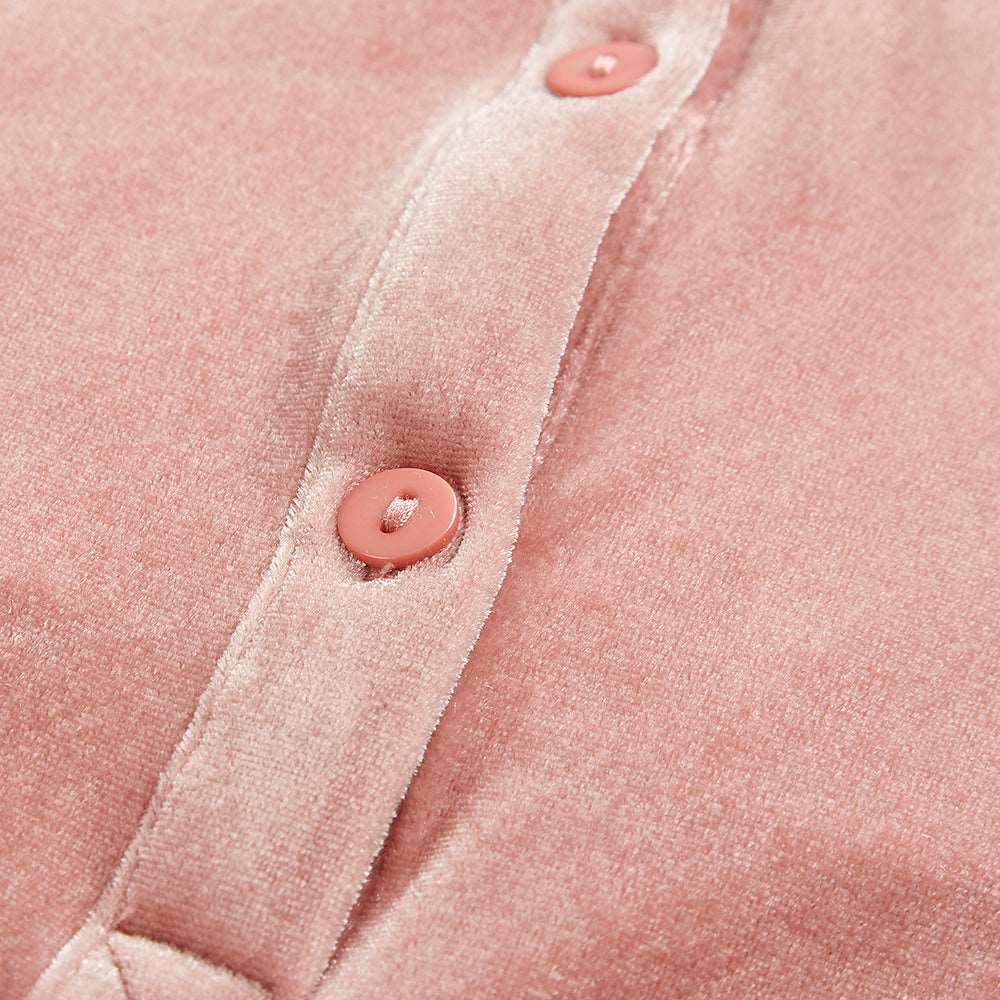 Hand smocked babygrow blush pink