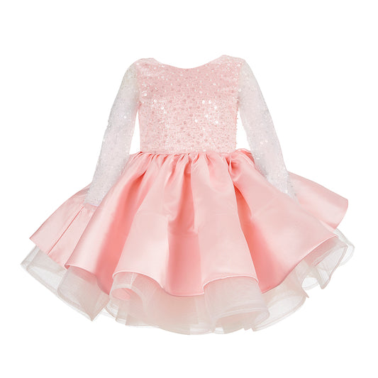 Statement tulle dress pink