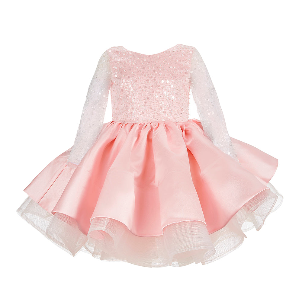 Statement tulle dress pink