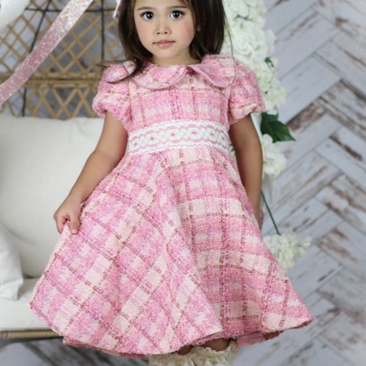 Hand smocked CACHE dress