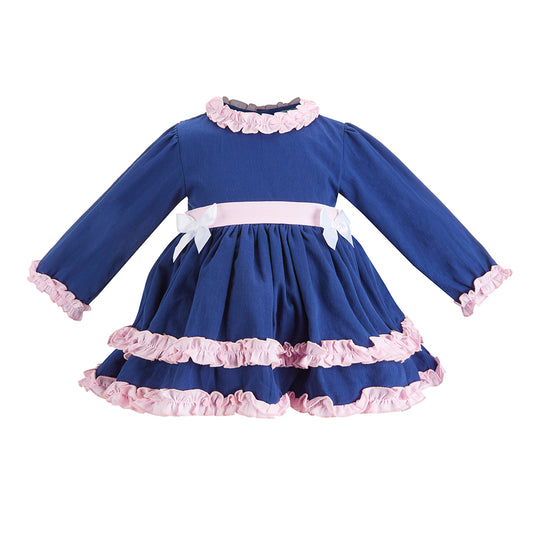 Double Layered Long Sleeved Puffball Dress