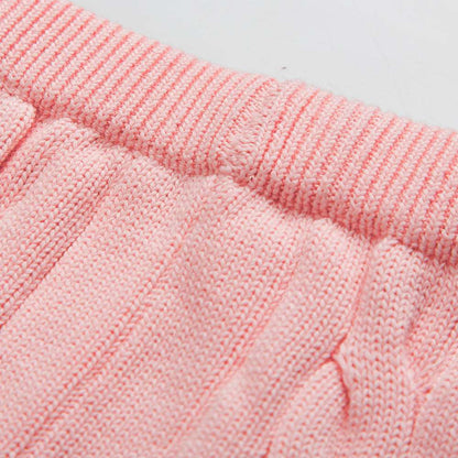 Littlemissc organic cotton knitted set pink