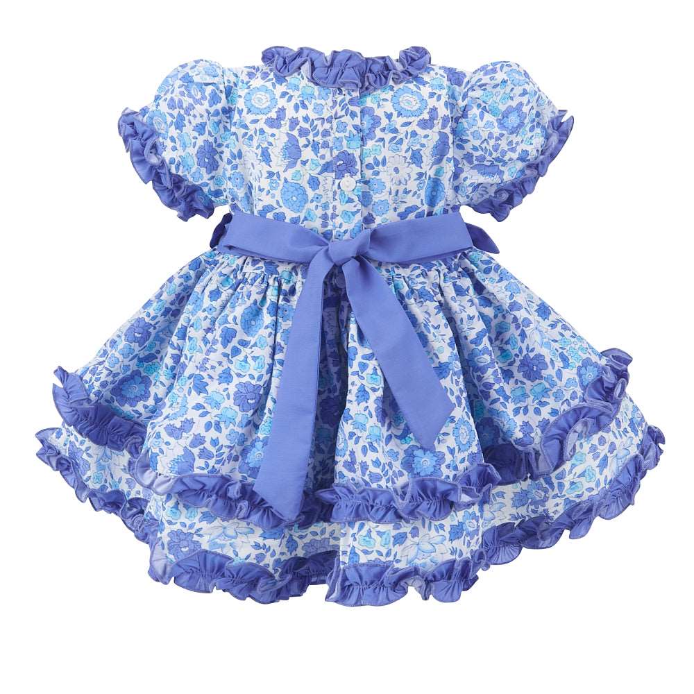 Littlemissc floral double layered puffball dress with bloomers